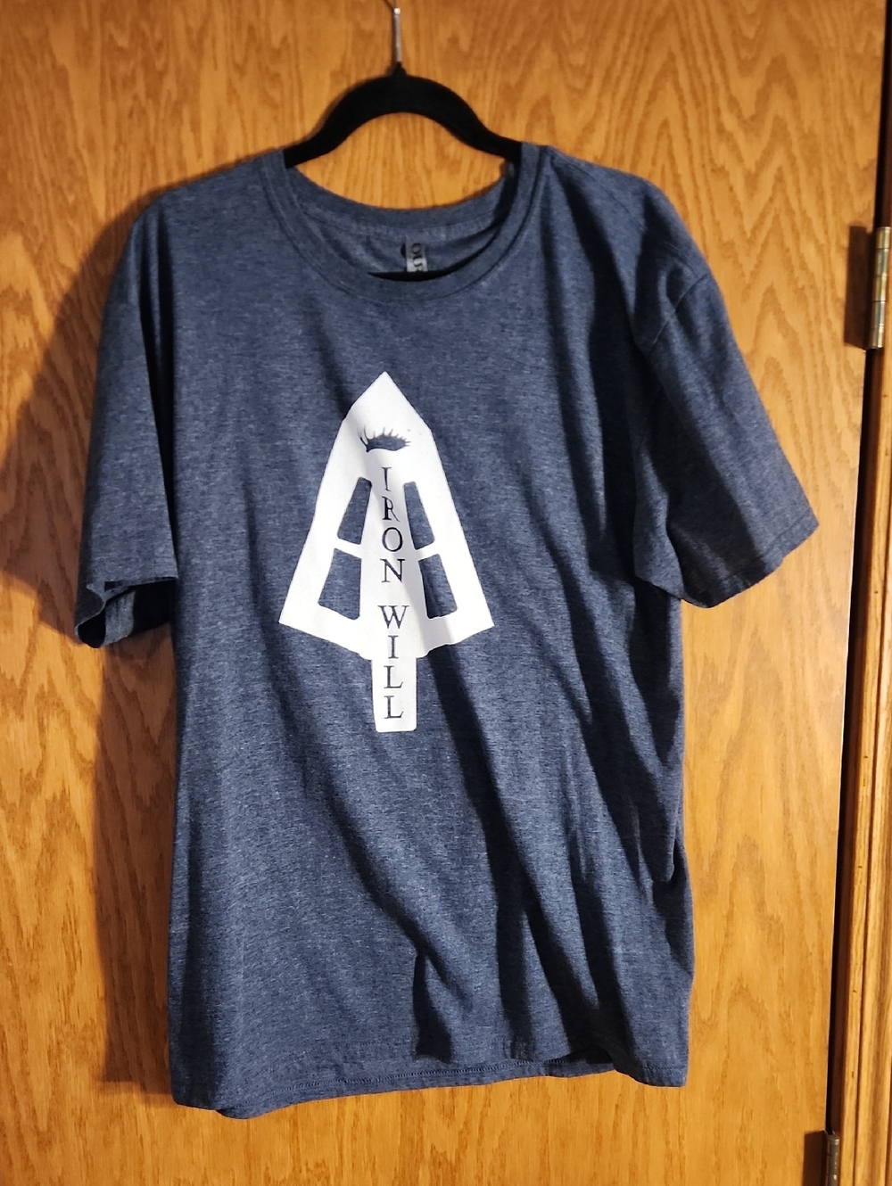 Men's Iron Will Graphic Tee - Navy Blue Size Xl